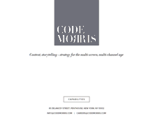 Tablet Screenshot of codemorris.com